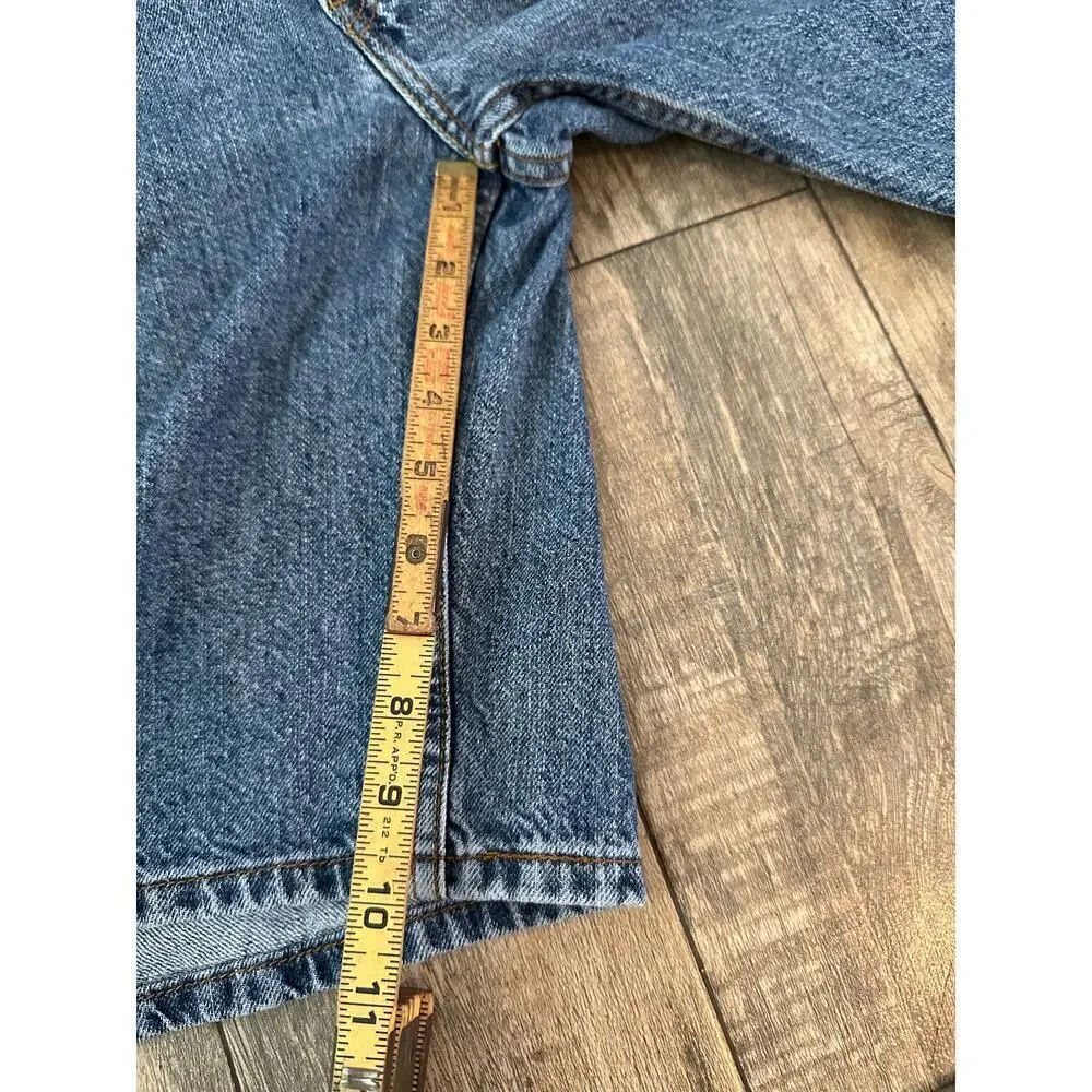 Vintage Levi's 550 Men’s Denim Relaxed Baggy Jean Shorts Size 38 Jorts 200s y2k